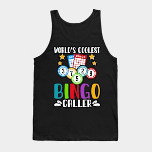 World's Coolest Bingo Caller T shirt For Women Tank Top